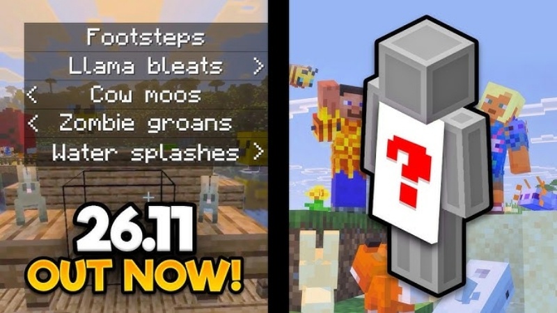 Tải Minecraft 26.11 (1.26.11) APK Tiếng Việt: Bản Vá Lỗi & Đồng Bộ Server Minecraft 26.11
