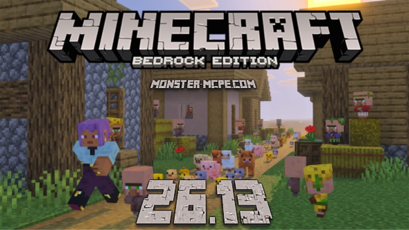 Tải Minecraft 26.13 (1.26.13) APK Tiếng Việt - Sửa Lỗi Emote & Add-on minecraft-26-13-02