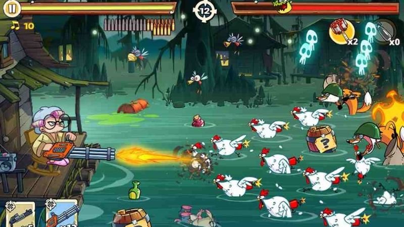 Tải Hack Swamp Attack 2 (Vô Hạn Tiền, Vàng) v1.1.7 Miễn Phí Hệ Thống Vũ Khí Và Bẫy Chiến Thuật Đa Dạng Trong Hack Swamp Attack 2
