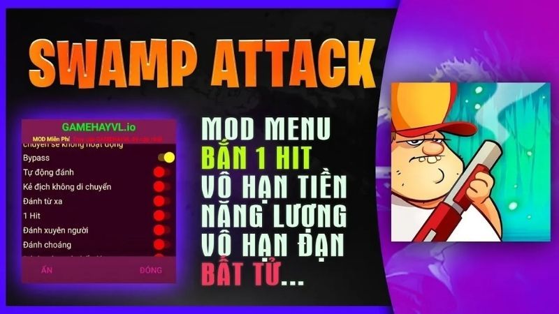 Tải Hack Swamp Attack 2 (Vô Hạn Tiền, Vàng) v1.1.7 Miễn Phí Các Đặc Quyền Từ Bản Hack Swamp Attack 2