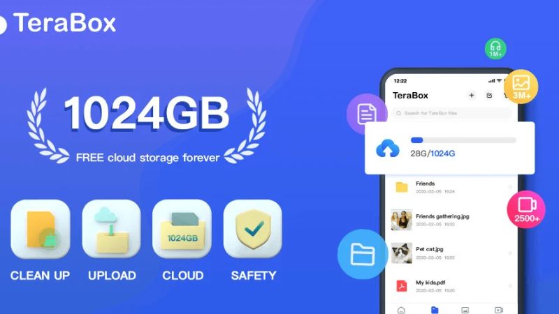 Tải Terabox MOD APK (Premium Unlocked, No ADS) v4.10.4 Lưu Trữ Media Dung Lượng Lớn Trong Terabox MOD